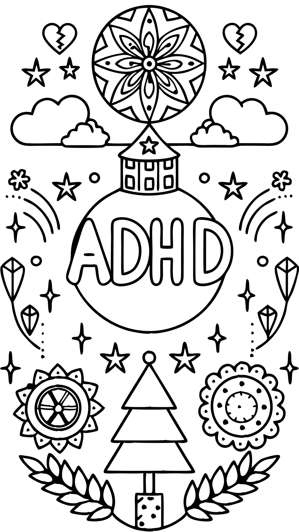 coloring pages for adhd